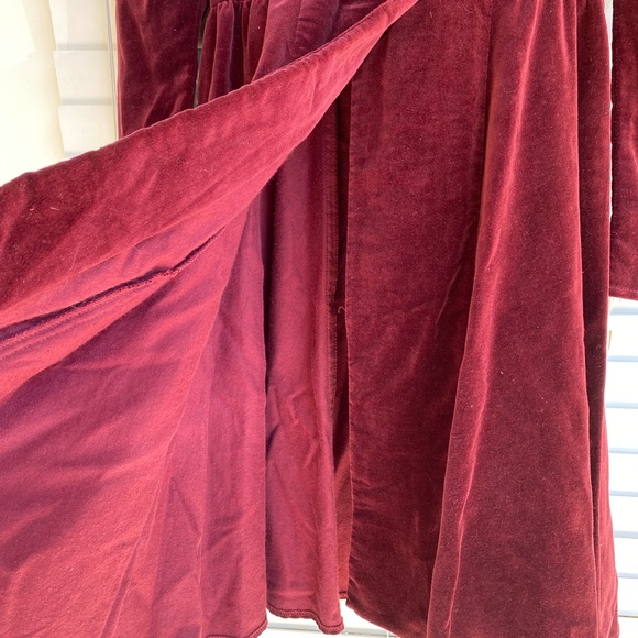 Girls Vintage Velvet Gunne Sax Coat Dress - Picture 5 of 6